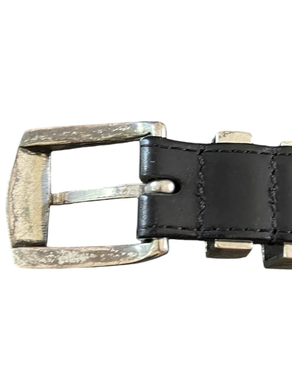 AML 3000 Men's Top Grain Black Leather Golf Club Belt Size 36
